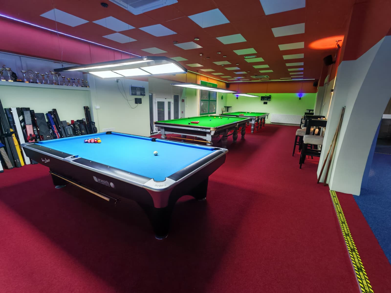Unutrašnjost novog prostora Billiard Centra Maximum